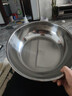 【不锈钢】和面盆厨房烘焙家用火锅盆洗菜打蛋汤锅盆醒面盆料理盆 32cm【热卖款】不锈钢 和面盆 实拍图