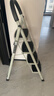 奥鹏 梯子家用四步折叠梯子加厚钢管铁梯宽踏板人字梯单侧工程梯 实拍图