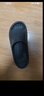 京东京造【泡泡云】踩屎感厚底轻盈防滑外穿拖鞋新款拖鞋男士 黑色40-41 实拍图