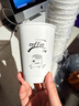 特美居（temeiju）纸杯一次性杯子咖啡杯带盖豆浆杯双层中空杯热饮杯400ml*50套 实拍图