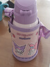 杯具熊（BEDDYBEAR）儿童水杯保温杯316不锈钢吸管直饮保温壶男女宝宝学生上学喝水杯 复古双饮-库洛米美乐蒂620ml 实拍图