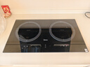 美的（Midea）电磁炉 双灶 嵌入式 大功率电炉灶家用3300W大火力多功能一体家用插电式猛火灶炒菜炉 ZHE3317 实拍图