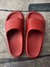 朴西香蕉船情侣凉拖鞋女浴室不易滑室内居家四季拖鞋男 红色 39-40 实拍图
