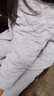 chunnian女士睡衣女冬季保暖珊瑚绒加厚加绒三层夹棉法兰绒带帽家居服套装 XEQN-2374【外套+裤子】 L 实拍图