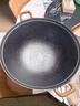 夏老大双耳铸铁炒锅生铁锅古法无涂层不易粘炒锅圆底炒菜锅38cm厨房好物 实拍图