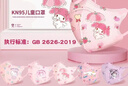 万宝绿美乐蒂kn95儿童口罩3d立体秋冬季上学专用女童3到6岁5-12婴儿宝宝 99%宝妈选择【五色混搭】60只 独立装 国标 防护【4-6岁】儿童口罩 实拍图