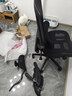 南皇人体工学办公椅电竞椅久坐打游戏办公室椅子久坐不累人工力学座椅 镂空双背黑-3级杆-尼脚-155°任意后躺 120-155度(含) 联动扶手 实拍图