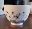 MULTIPOTENT主人杯功夫茶具茶杯手绘白瓷品茗杯辰杯-莲蓬礼盒套装新年礼物 实拍图