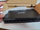 Tenda腾达9口百兆交换机 8口网络网线分线器一分八 企业工程监控网交换器转换器分流器 钢壳TEF1109D 实拍图