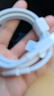华为原装6A数据线 USB Type-A转USB Type-C/1m线长/支持66W（11V6A）充电 白色CC790 实拍图