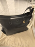 Songmont山下有松循迹系列hobo包植鞣牛皮斜挎软包【李娜同款】 烟墨黑 中号 现货 实拍图