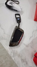 沃霆适用宝马汽车x5钥匙套5系530车x3x7x1男3系i3壳7系合金壳钥匙包扣 A款-枪色+按键款（配金属扣） 实拍图