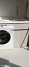 JOMOW九牧王蜂窝铝洗衣柜阳台一体台盆洗衣池槽洗衣机柜滚筒伴侣浴室柜 120CM 右盆 奶茶色 送抽拉龙头 实拍图