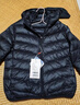 鸭鸭（YAYA）儿童羽绒服轻薄男女童装秋冬男童小童中大童轻便冬装外套D 黑色 150 实拍图