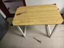 舒客艺家 电脑桌台式小户型小桌子家用学习桌写字办公书桌电竞长条桌子 木纹白架单桌80*50*74 加固电脑桌 实拍图