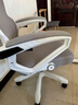 朗域轩品人体工学电竞椅人工力学座椅久坐护腰宿舍游戏电脑椅子可躺写字椅 【升级四向腰托】蝶翼白丨乳胶-4级气杆 120-155度(含) 联动扶手 四向腰托 实拍图
