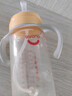 爱得利（evorie） 吸管奶瓶1-3岁 婴儿ppsu12个月以上300ml宽口径带手柄重力球  实拍图
