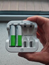 京东京造5号充电锂电池4粒套装 1.5V恒压快充 适用游戏手柄/键鼠/话筒/吸奶器/血压计/玩具赛车等 AA五号 实拍图