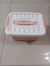 京东物流 塑料收纳箱储物箱 衣物被子玩具书本整理搬家打包周转箱 迷你号约5L（23*16*14cm） 北欧粉 实拍图