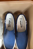 回力官方男女板鞋秋季透气一脚蹬帆布鞋男中老年爸爸老北京帆布鞋子男 蓝色/903【W标款】 42 实拍图