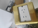 公牛（BULL）开关插座五孔地插座全金属面板金色5孔地插地板地面插座GD8Z223 实拍图
