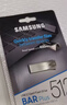 三星（SAMSUNG）512GB USB3.2 U盘 BAR 学习办公 金属高速大容量优盘 小巧车载U盘 读速400MB/s 适用哨兵模式 实拍图