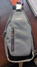 viney男士斜挎包单肩包胸包高端背包大容量旅行包轻奢腰包随身手机包 实拍图