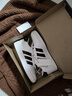 adidas COURTBEAT场下休闲篮球风板鞋男女阿迪达斯官方轻运动   乳白色/黑色   40.5 实拍图