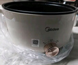美的（Midea）电煮锅电火锅电炒锅多功能锅电热锅火锅专用锅家用大容量电锅一体锅学生宿舍泡面小电锅 3L  +一体+1000W+不粘涂层丨HGE2510 实拍图