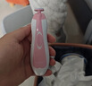 好伊贝（HOY BELL）婴儿电动磨甲器电动打磨器新生儿宝宝专用防夹肉指甲剪套装粉色 实拍图