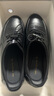 红蜻蜓皮鞋男春夏款时尚潮流运动系带男鞋软底休闲鞋子WTA41121黑色40 实拍图
