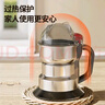 京严打粉机超细研磨机粉碎机中药材家用小型打碎五谷杂粮咖啡豆磨粉机 【304不锈钢-500ML]磨粉机磨粉 实拍图