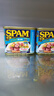 世棒（SPAM）午餐肉罐头清淡+经典340g 早餐火锅烧烤泡面 户外露营开罐即食 实拍图