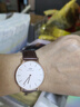 丹尼尔惠灵顿（DanielWellington）DW手表男女情侣表36mm欧美表皮带石英手表新年礼物DW039 实拍图