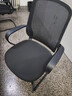 得力（deli）KF252网布弓形椅会议椅 靠背椅 人体工学职员电脑椅 企业集采 黑 实拍图