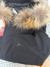 京东京造【进口极寒95鹅绒服】羽绒服男外套女冬季新款中长款 曜石黑 M 实拍图