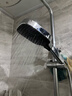 JOCBO【德国】增压花洒喷头家用多功能加压大面板淋浴手持莲蓬喷头 增压花洒【方款电镀】13CM大面板 实拍图