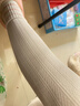 北极绒儿童打底裤女童春秋加绒薄款可外穿白色防滑连裤袜保暖百搭舞蹈袜 实拍图