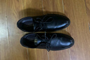 回力(Warrior)商务休闲男鞋百搭鞋子男英伦正装皮鞋男2413 黑色 41 实拍图