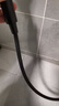 JOCBO【德国】淋浴花洒软管通用接口加厚防爆防缠绕PVC莲蓬喷头4分软管 磨砂黑【1.5米】防爆PVC软管 实拍图