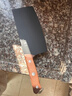 王麻子菜刀厨房专用 家用防锈切菜砍骨刀具切片切肉斩切刀【钛金抗菌】 实拍图