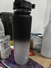京东京造运动水杯  tritan水杯运动水壶大容量外出方便携带 黑白渐变1L 实拍图