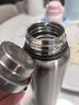 恩尔美（nRMEi）保温保冷杯大容量男士男款316不锈钢茶水分离便携焖泡茶水壶杯子 钢本色1000ml【茶水分离升级款】 实拍图
