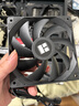 利民（thermalright）TL-C12C EXTREM 黑色12cm机箱风压扇 双滚珠轴承 4PIN串接PWM接头 1850转速 实拍图