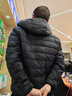 坦博尔羽绒服春款保暖百搭通勤百搭男款轻薄连帽外套TF246209陨石灰185 实拍图