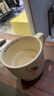 网红新款叠叠马克杯宿舍家用可爱狗陶瓷杯水杯礼物茶杯咖啡杯 奶油色 1个 280ml 奶白礼帽小狗叠叠杯【无盒装】 实拍图