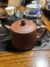 百年利永宜兴紫砂壶纯全手工原矿紫泥泡茶壶功夫茶具竹节汉铎一壶两杯套装 竹节汉铎 240ml 原矿紫泥 实拍图