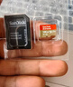 闪迪（SanDisk）128GB TF(MicroSD)内存卡 4K极速金卡A2 V30 U3行车记录仪 运动相机无人机 监控存储卡 读190MB/s 实拍图