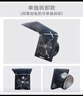 皇媳妇（HUANGXIFU）排气扇厨房油烟排风扇翻盖 窗式换气扇强力抽风机家用10寸带油盒 【10寸可拆卸款】黑色 实拍图