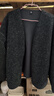 优衣库女装男装仿羊羔绒摇粒绒休闲开衫长袖宽松外套冬新款479616 08 深灰色 M 实拍图